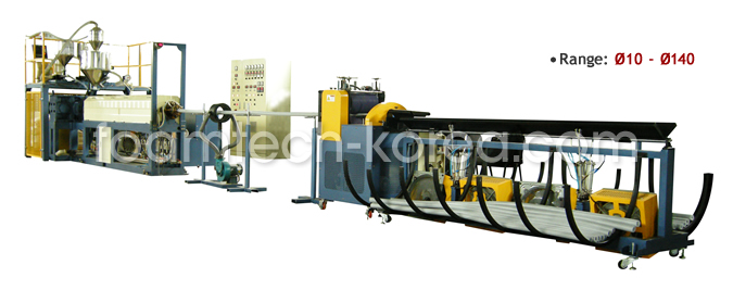 PE Foam Tube Extrusion Line