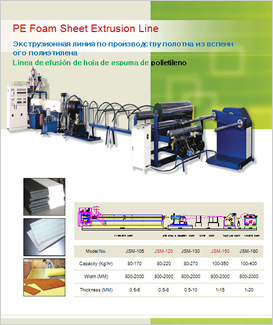 PE Foam Sheet Extrusion Line